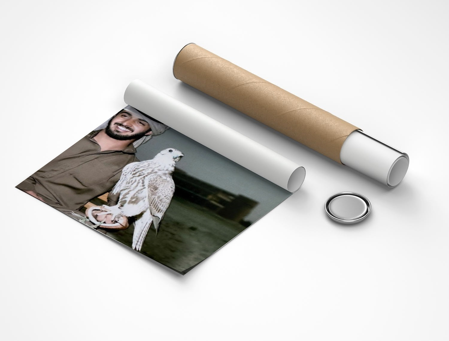 Rolled poster