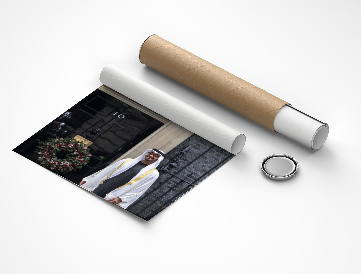 Rolled poster