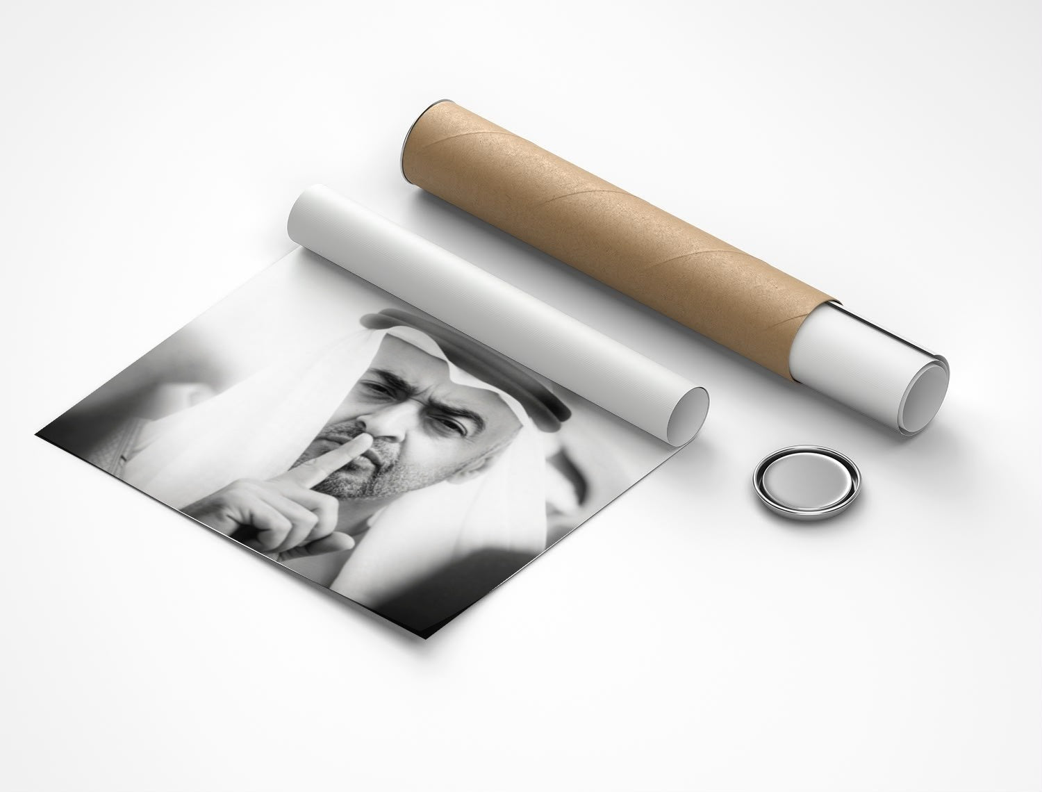 Rolled poster