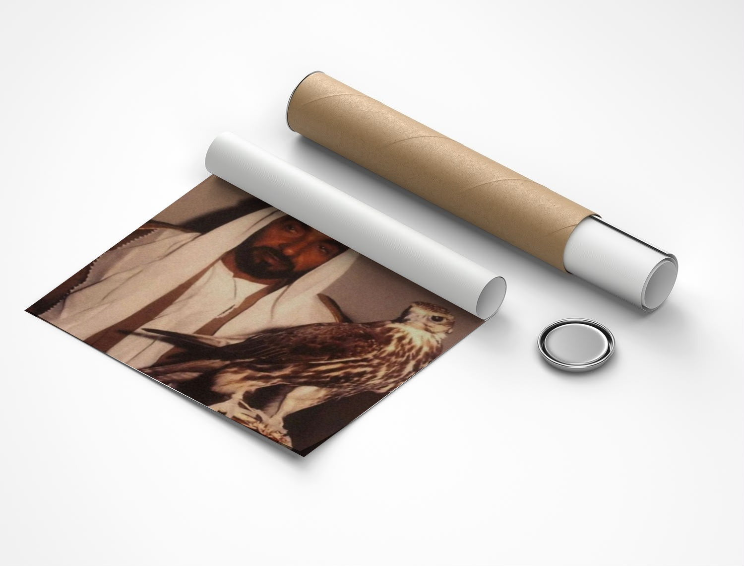 Rolled poster