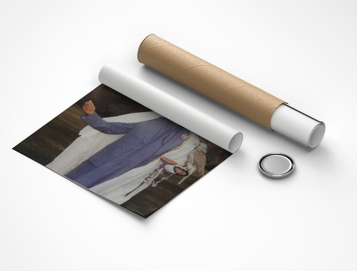 Rolled poster