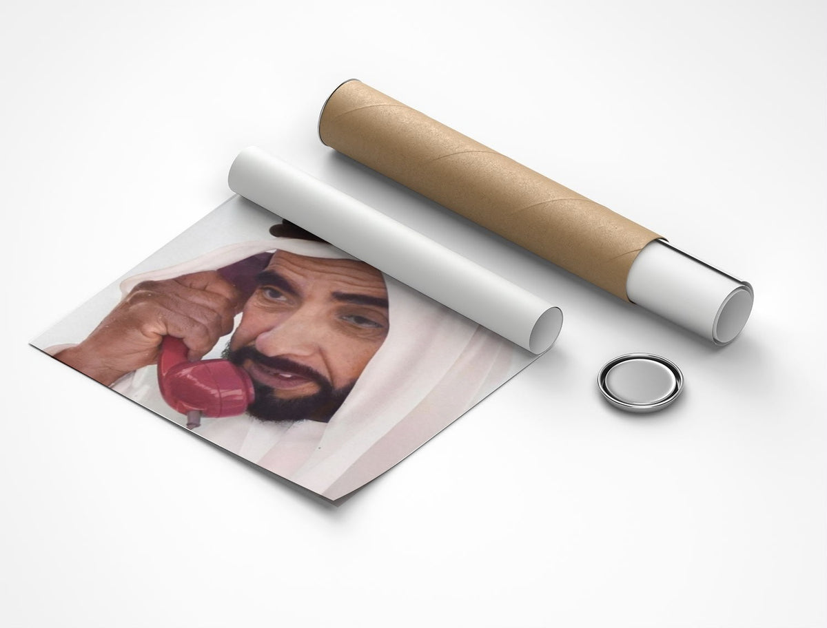 Rolled poster