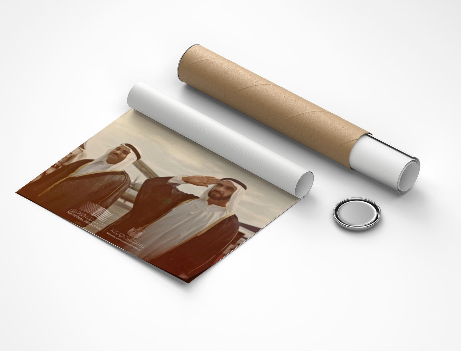 Rolled poster