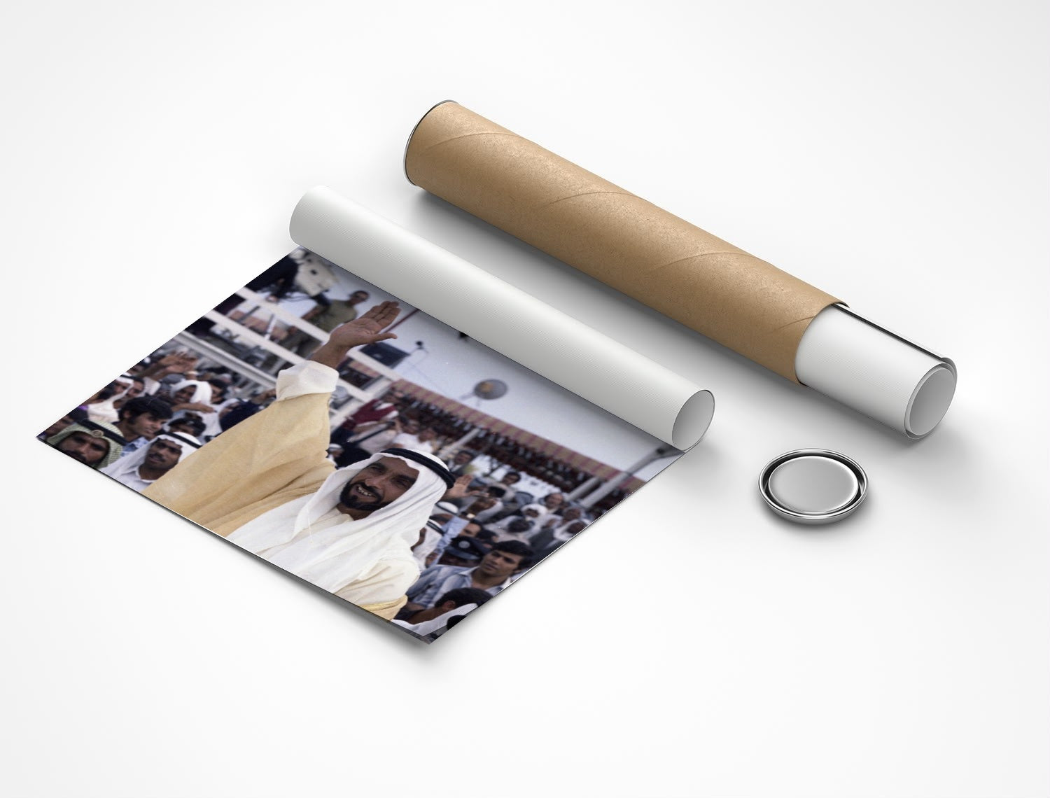 Rolled poster