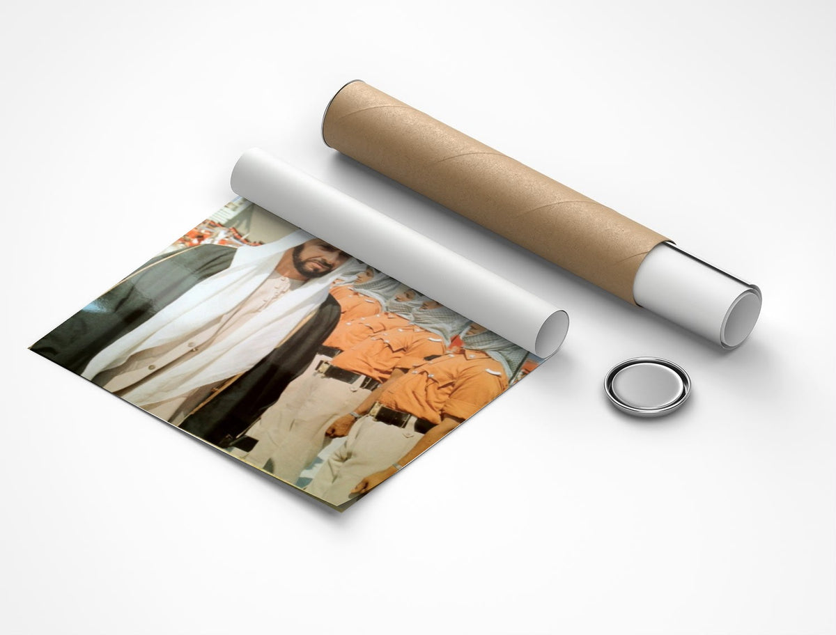 Rolled poster