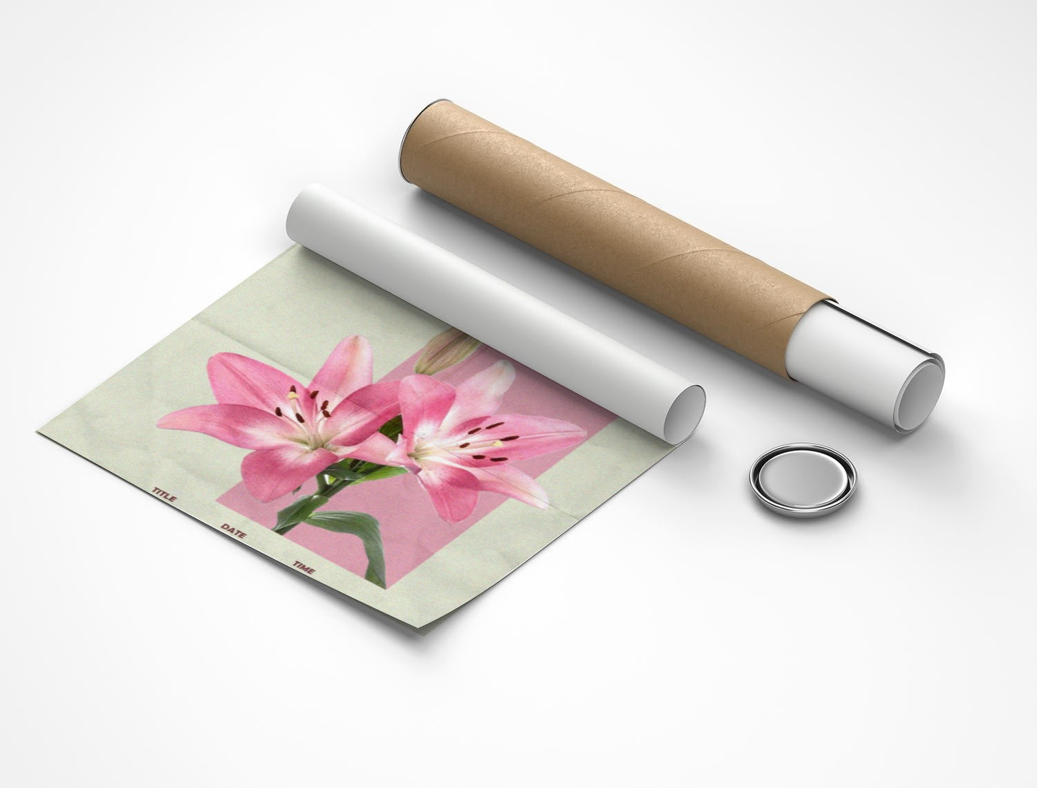 Rolled poster