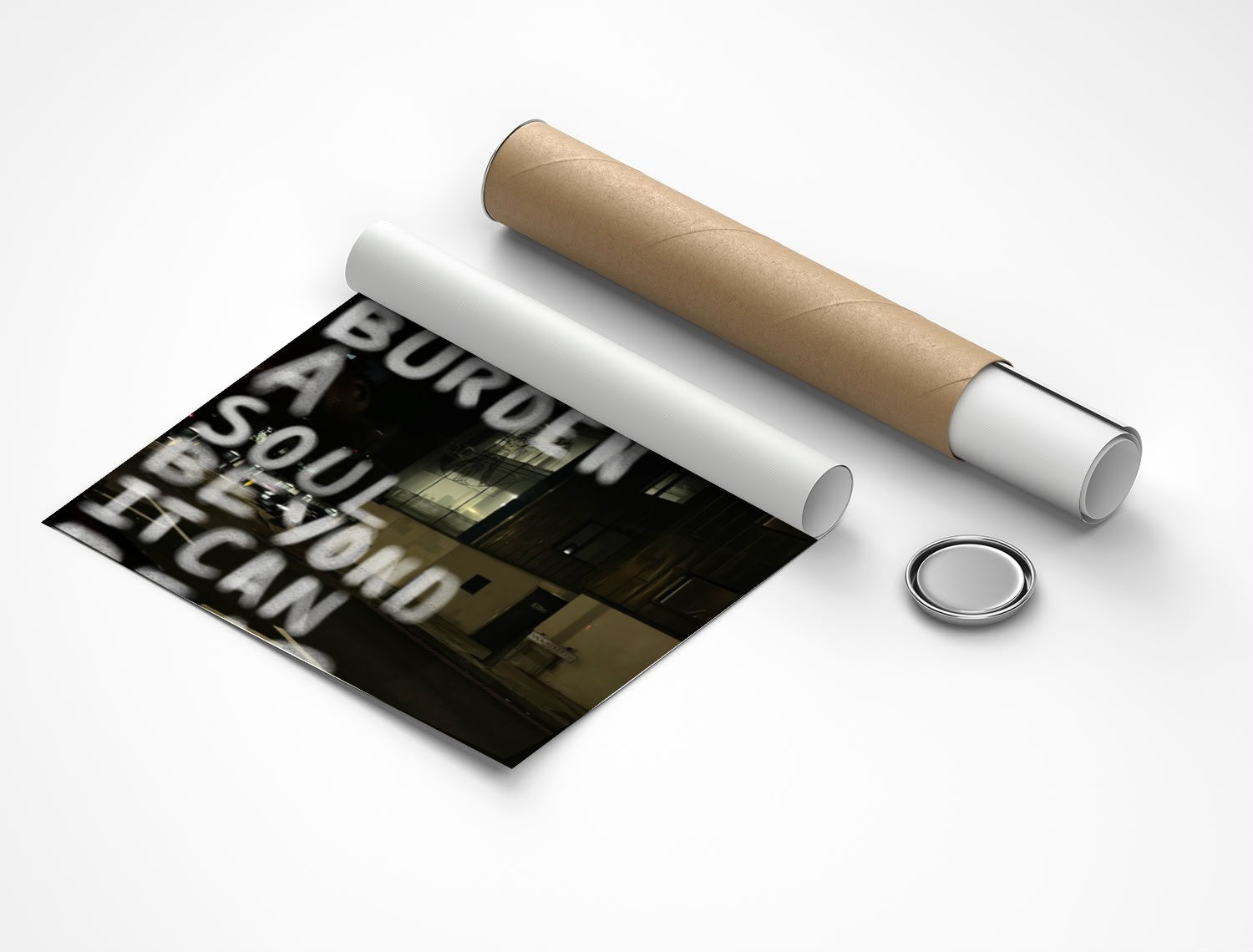 Rolled poster