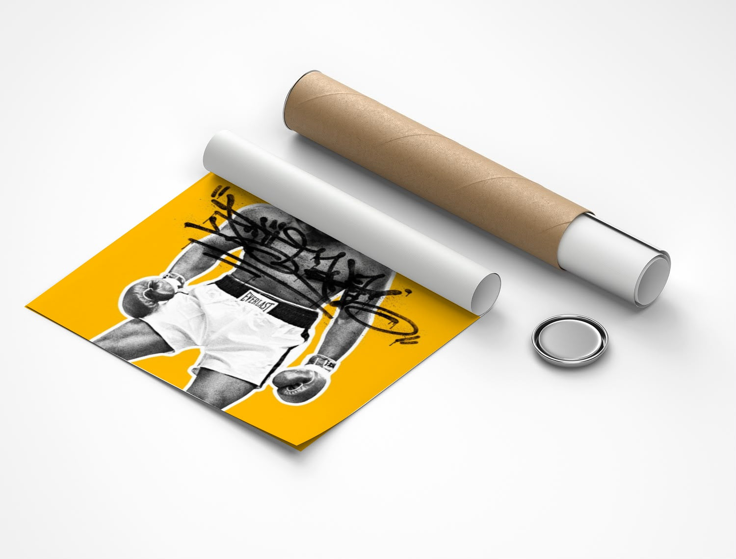 Rolled poster