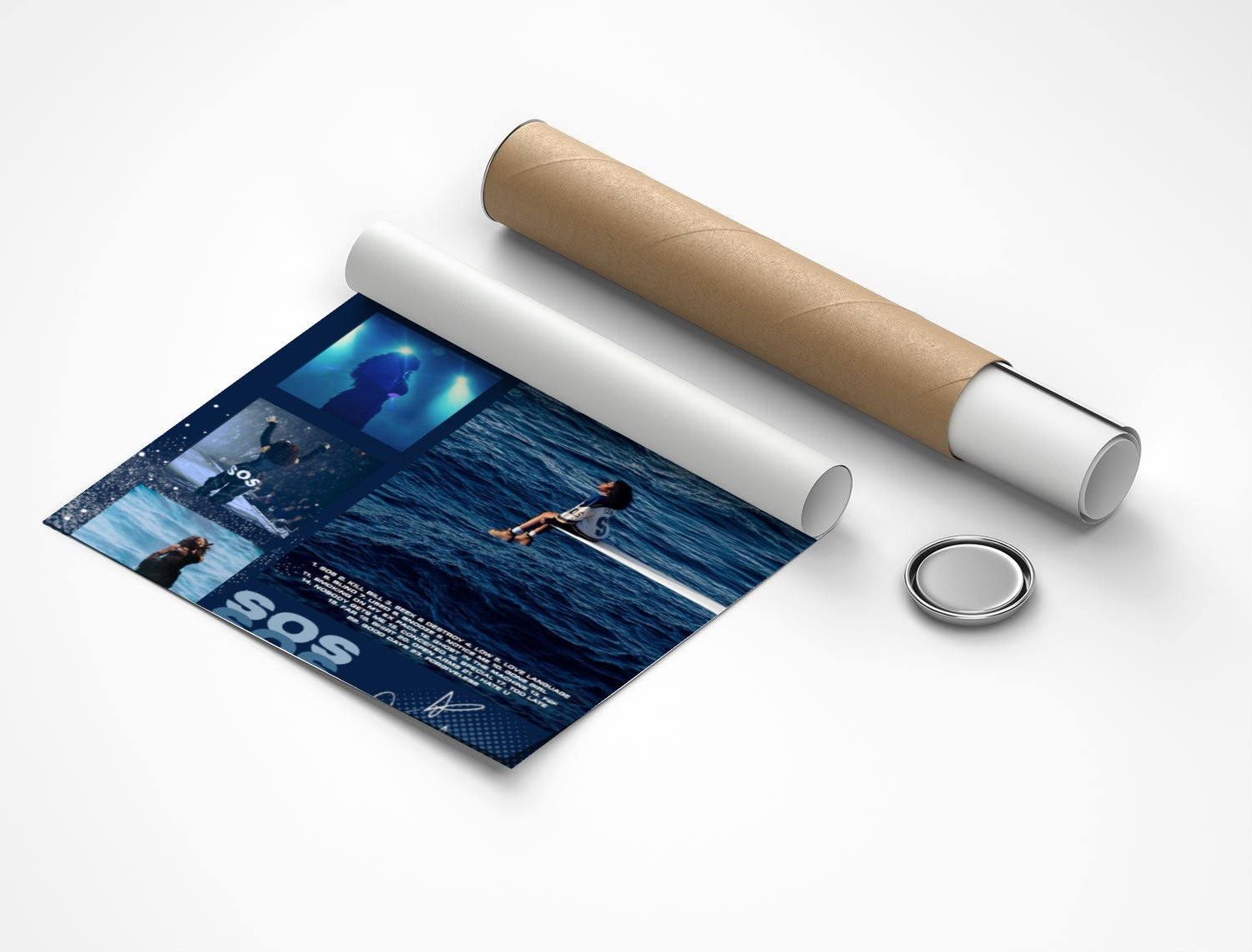 Rolled poster