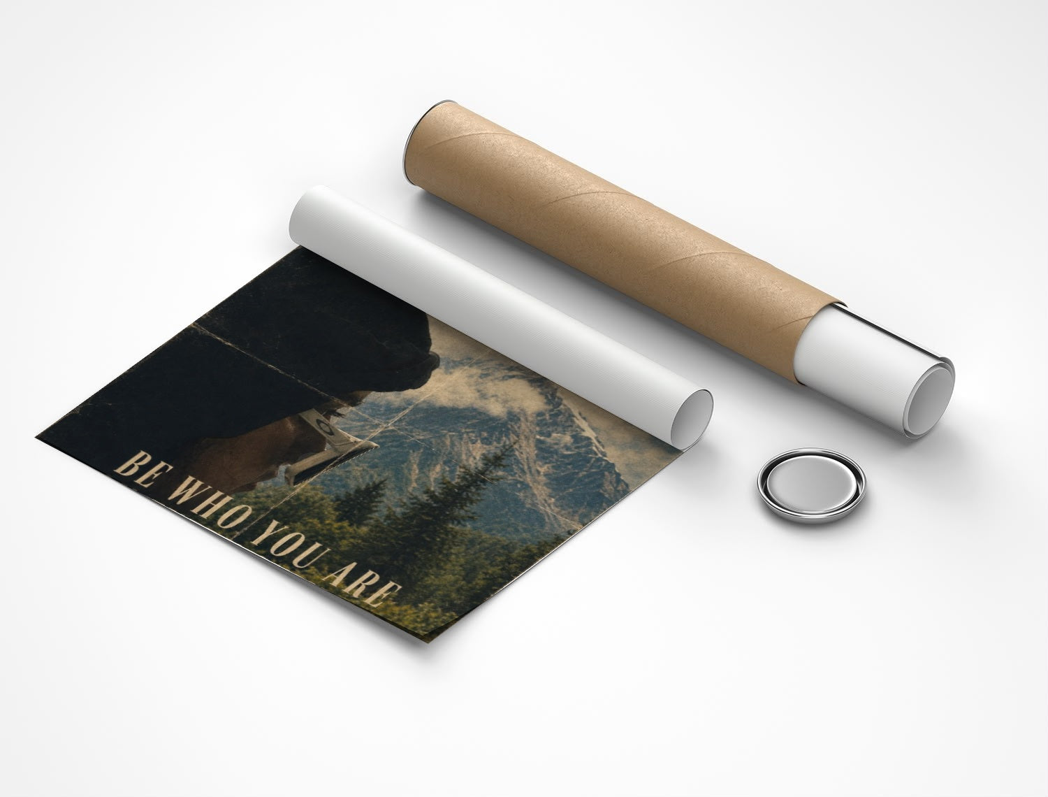 Rolled poster