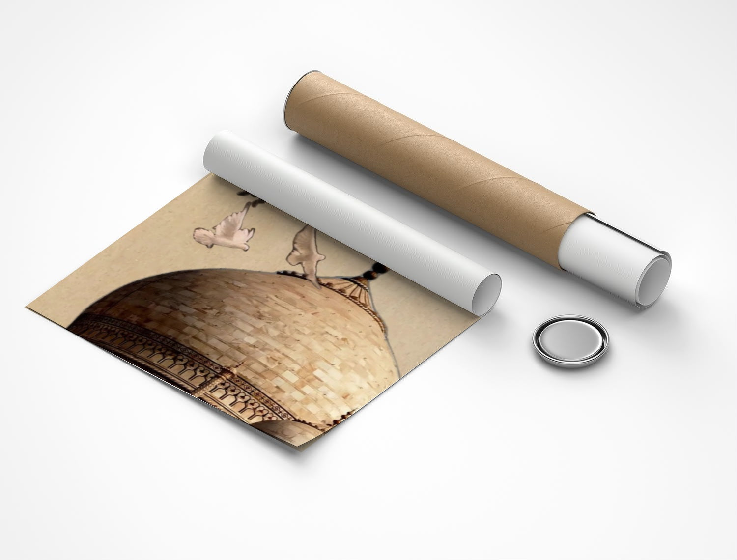 Rolled poster