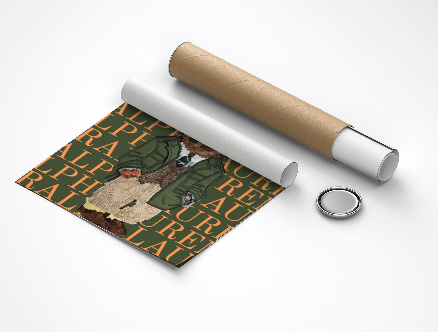 Rolled poster