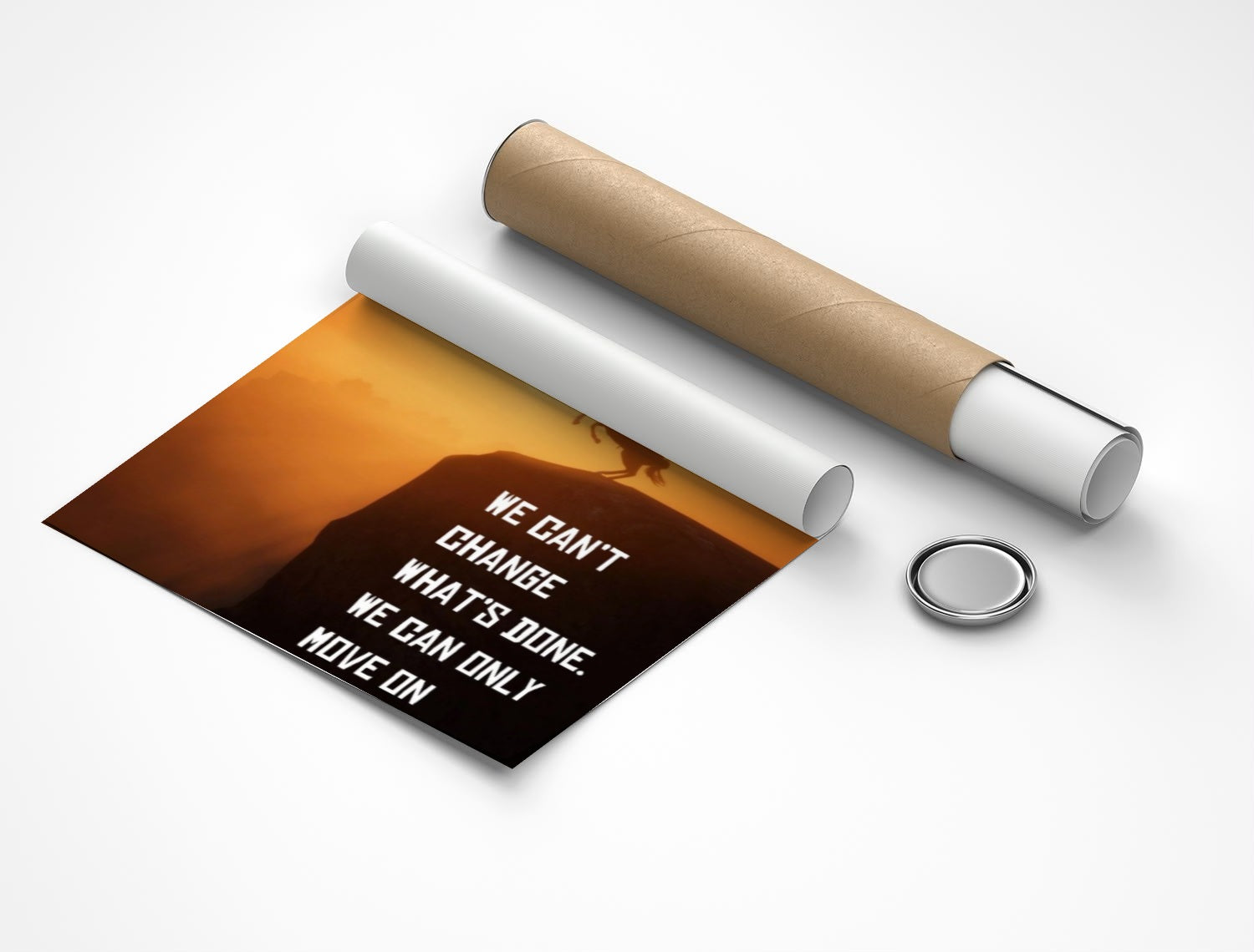 Rolled poster