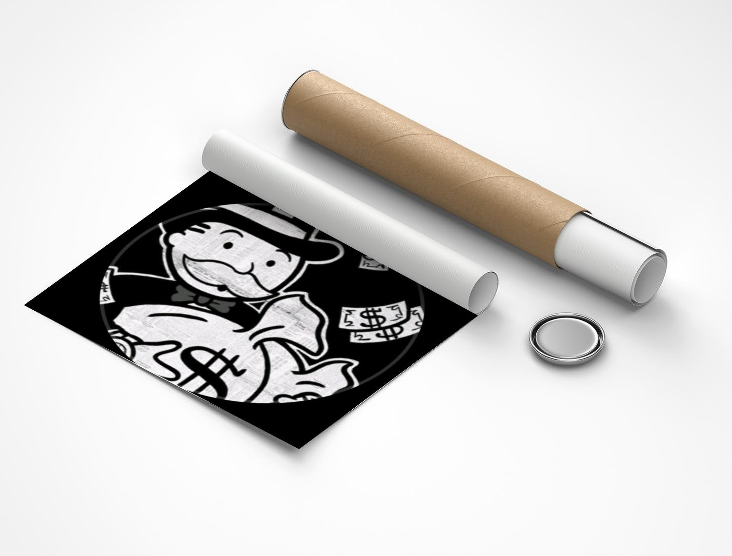 Rolled poster