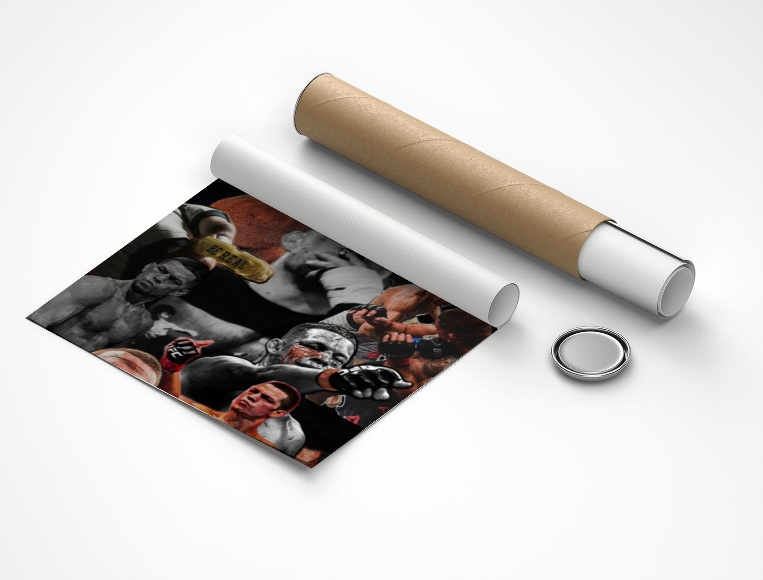 Rolled poster