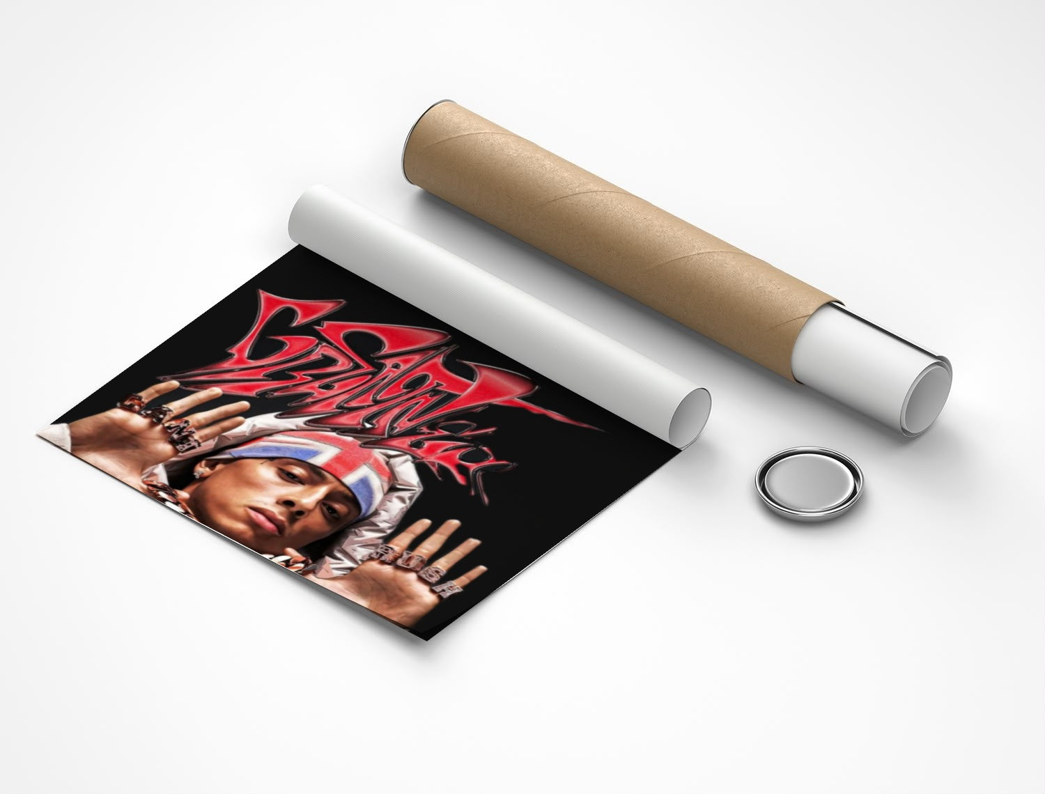 Rolled poster