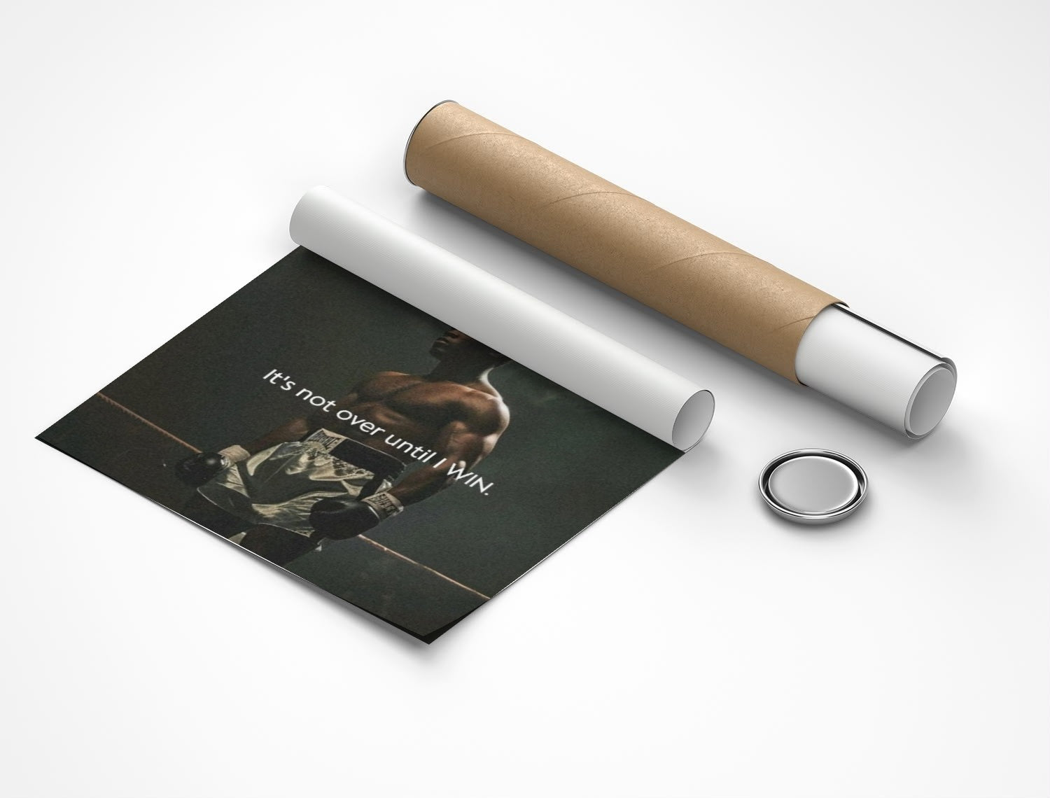 Rolled poster