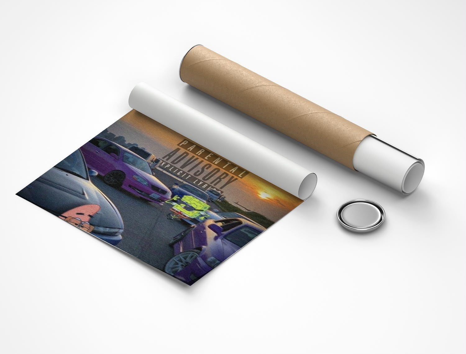 Rolled poster
