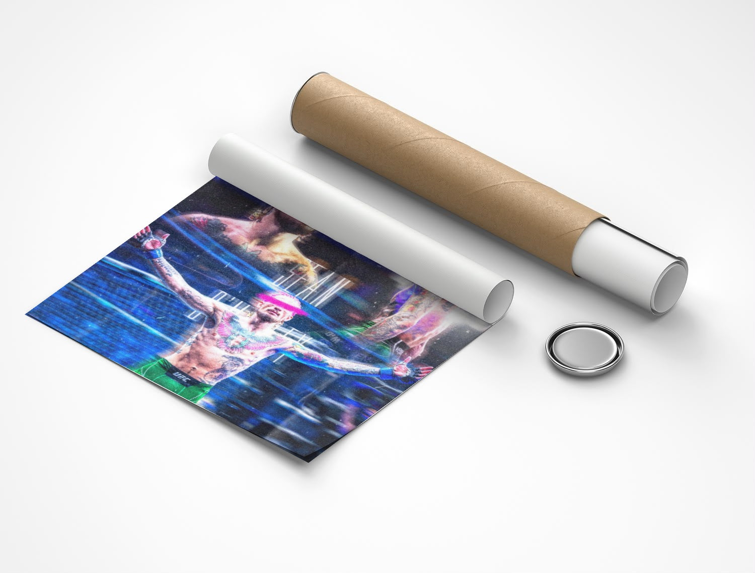 Rolled poster