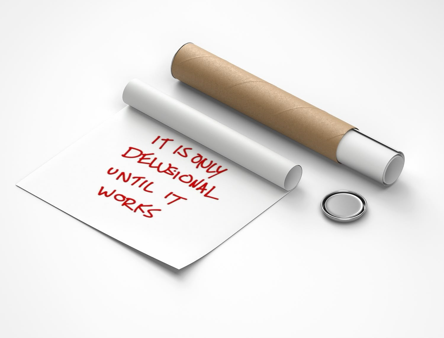 Rolled poster