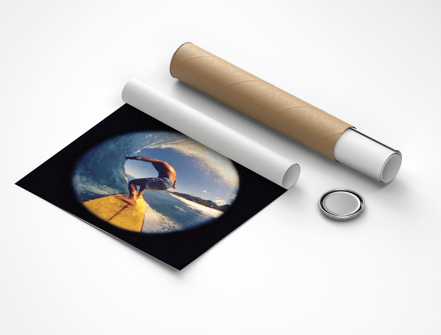 Rolled poster