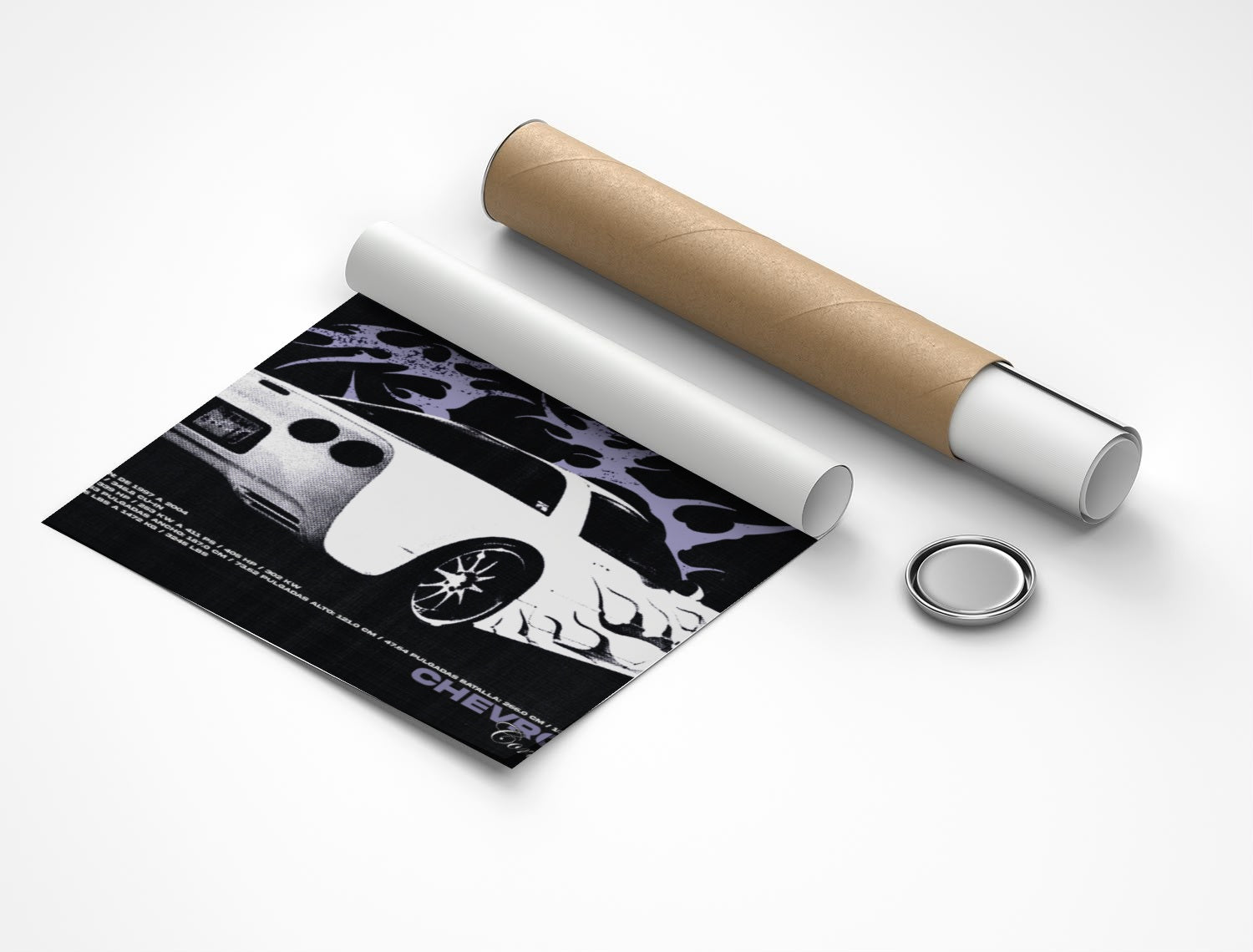 Rolled poster