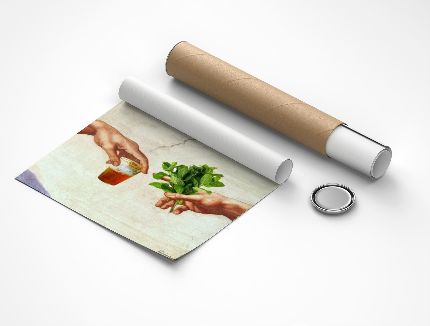 Rolled poster