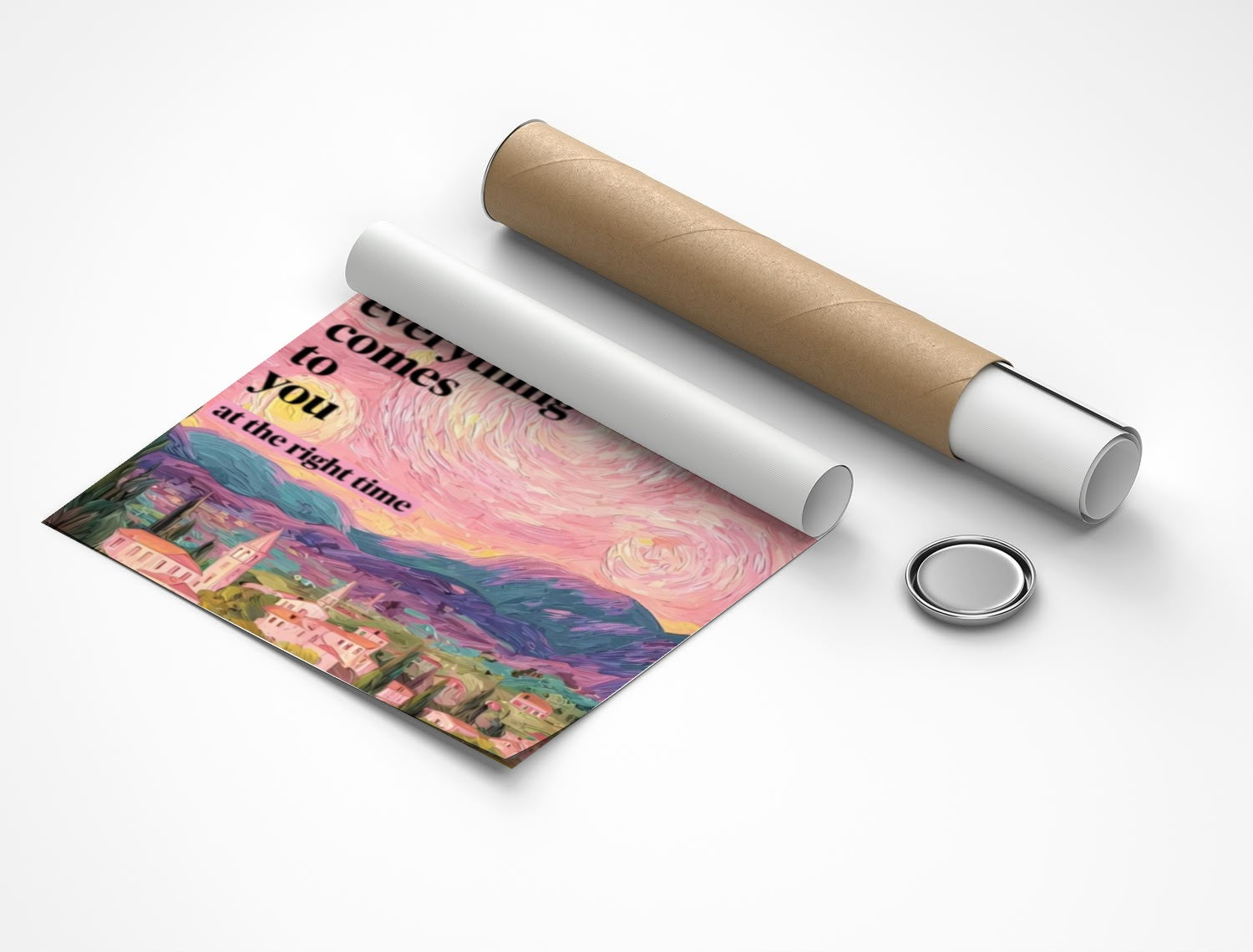 Rolled poster