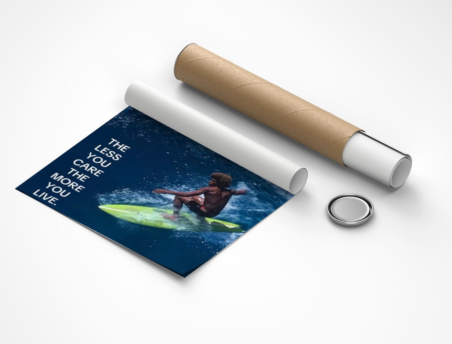 Rolled poster