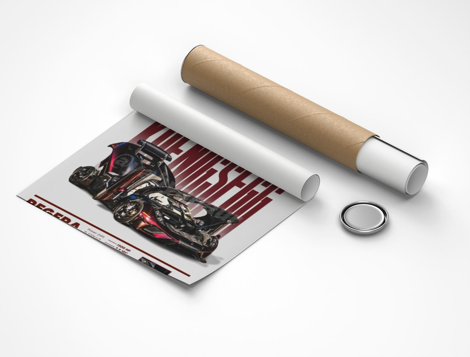 Rolled poster
