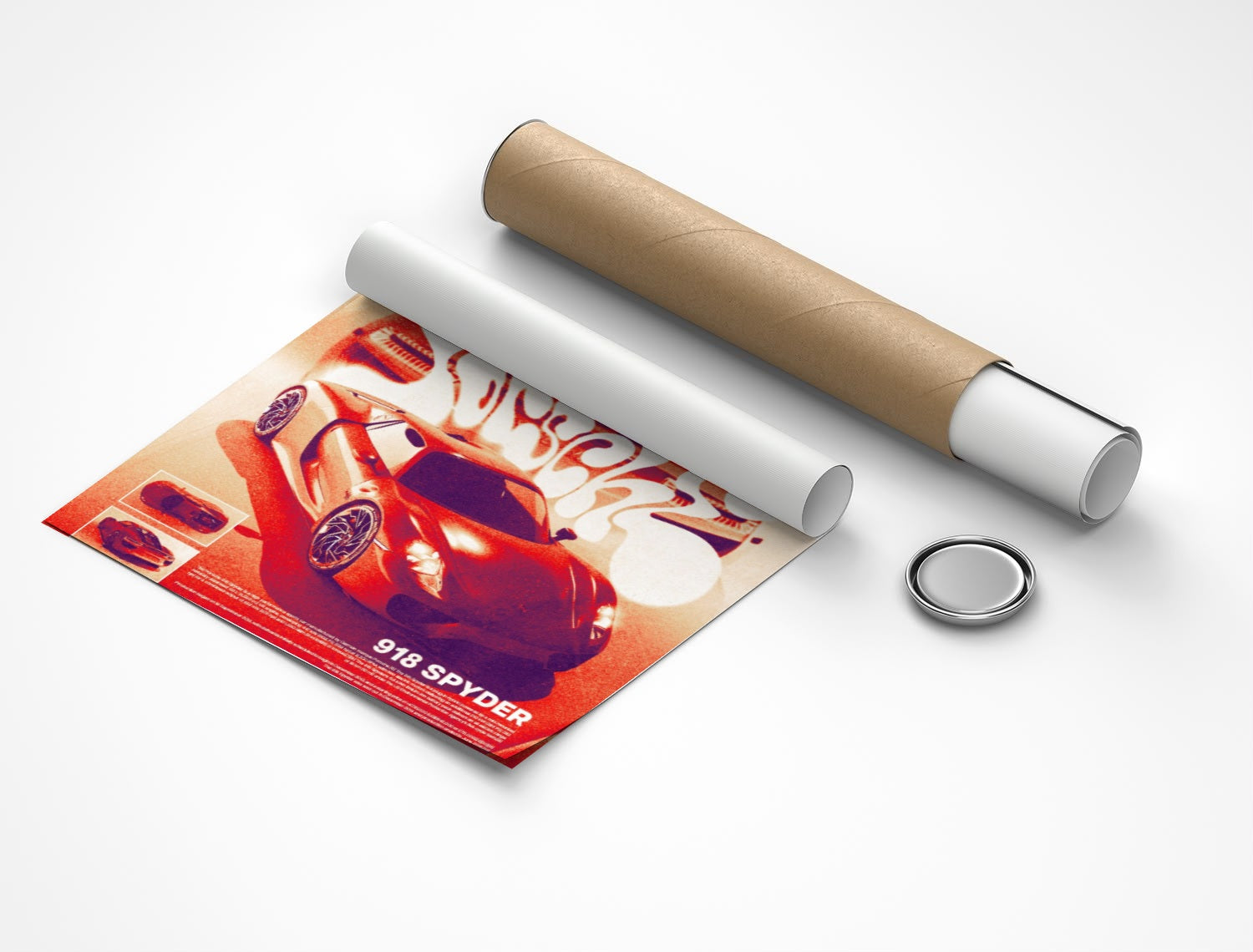 Rolled poster