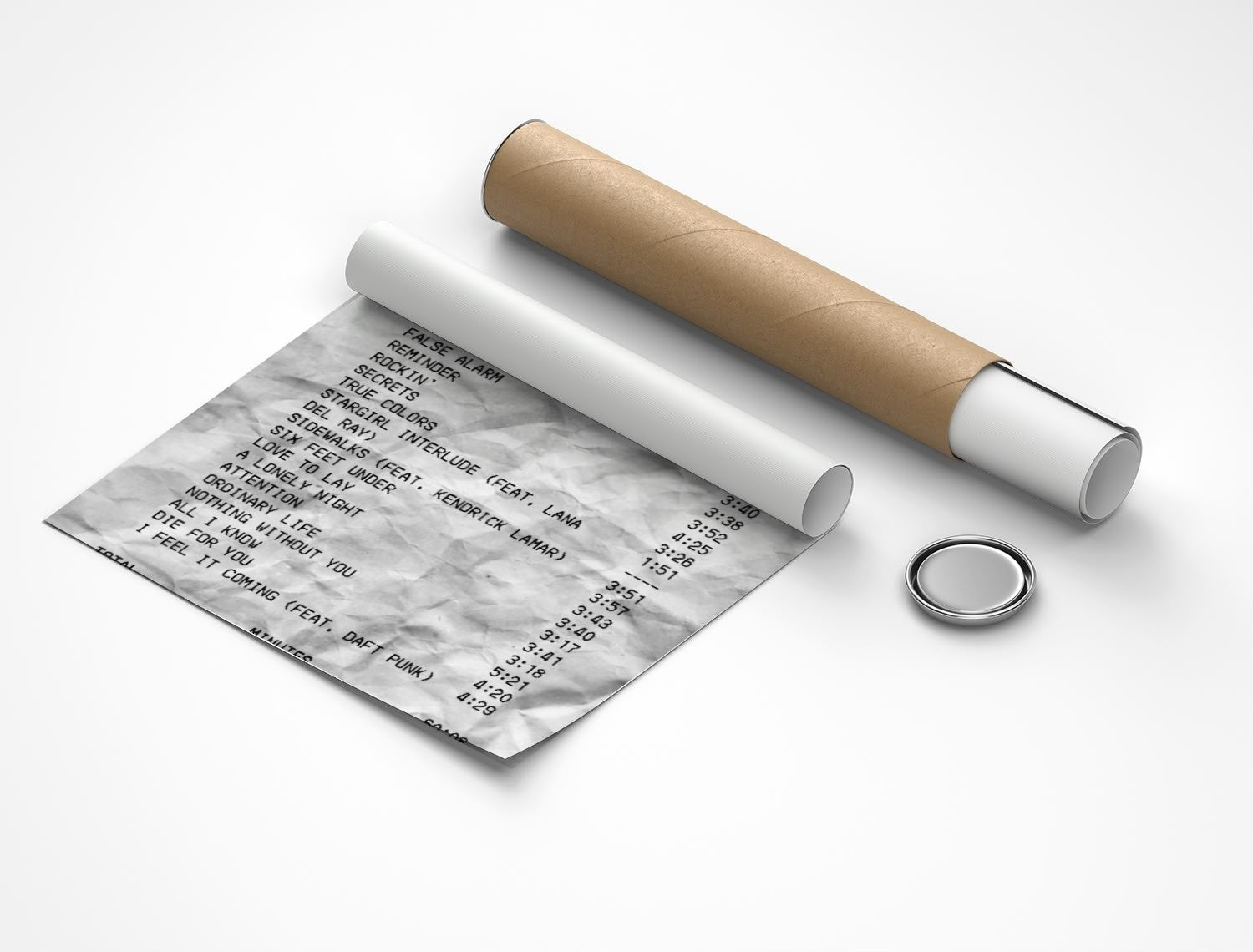 Rolled poster