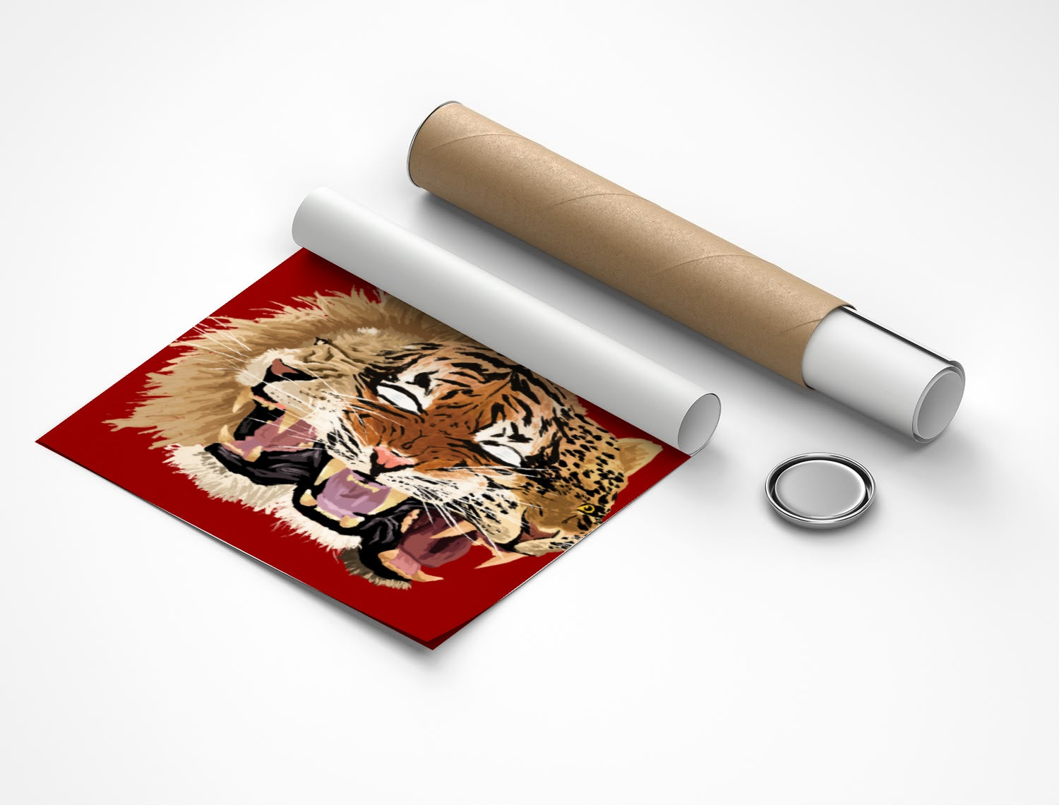 Rolled poster