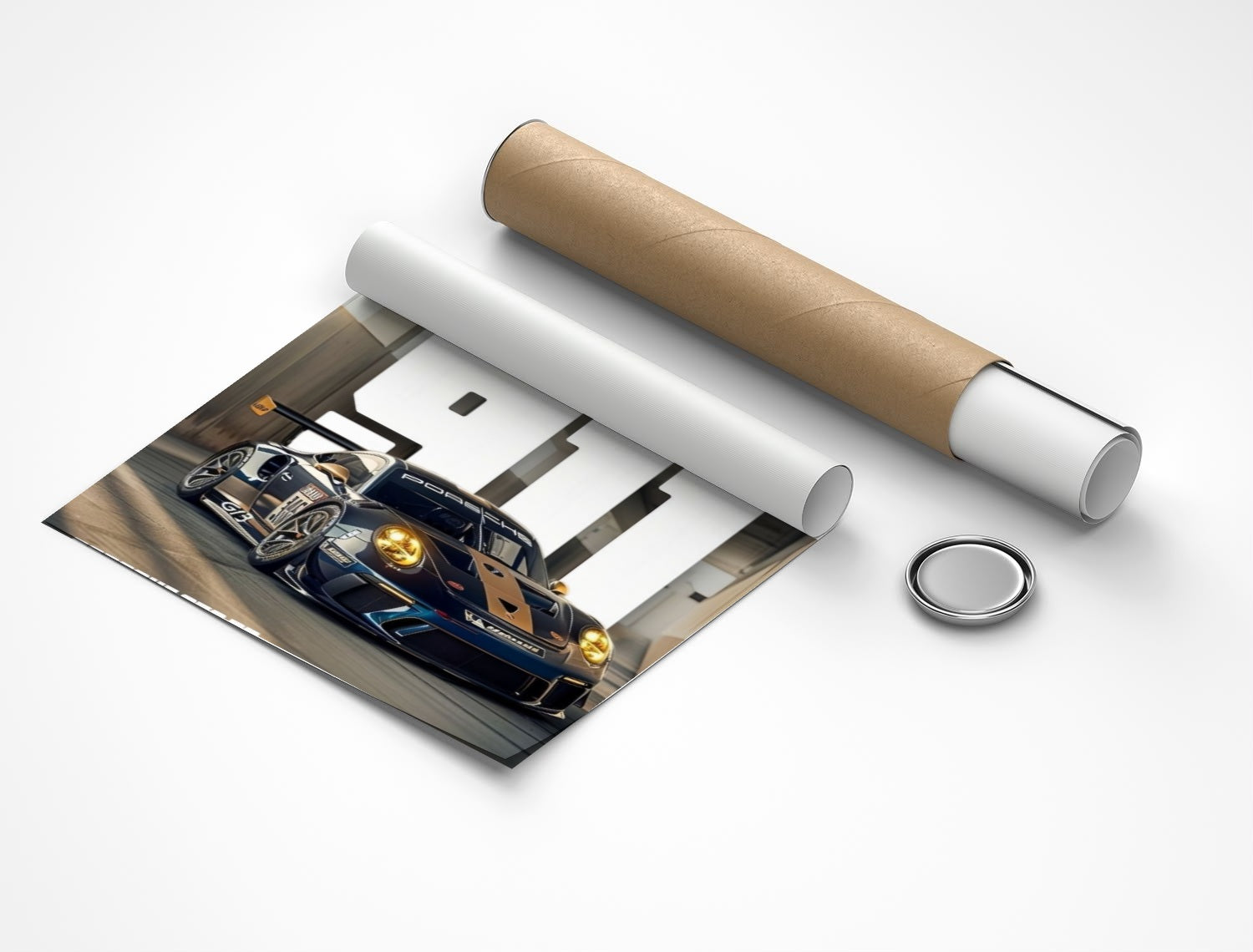 Rolled poster