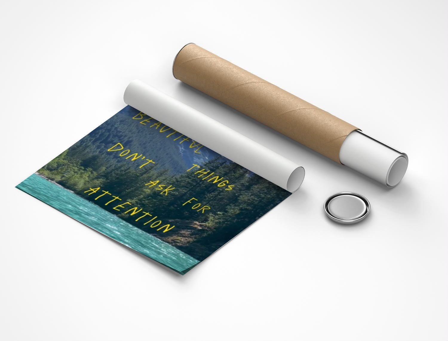 Rolled poster