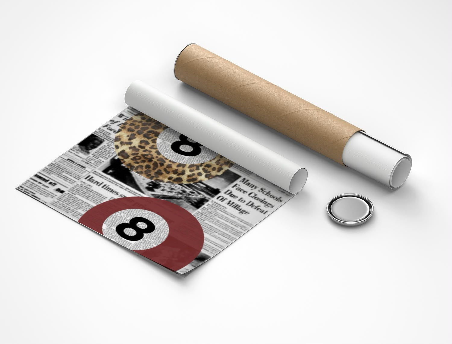 Rolled poster