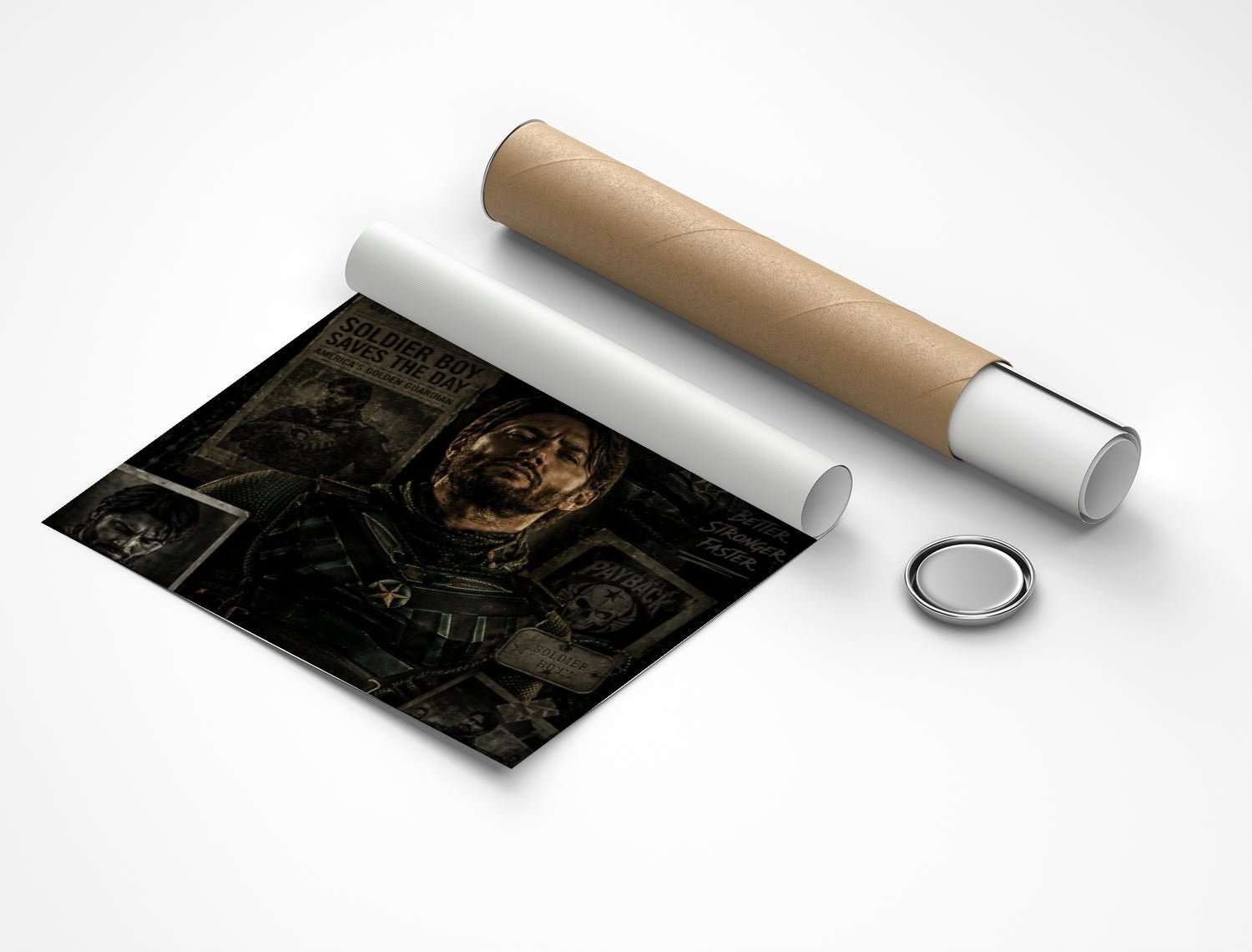Rolled poster