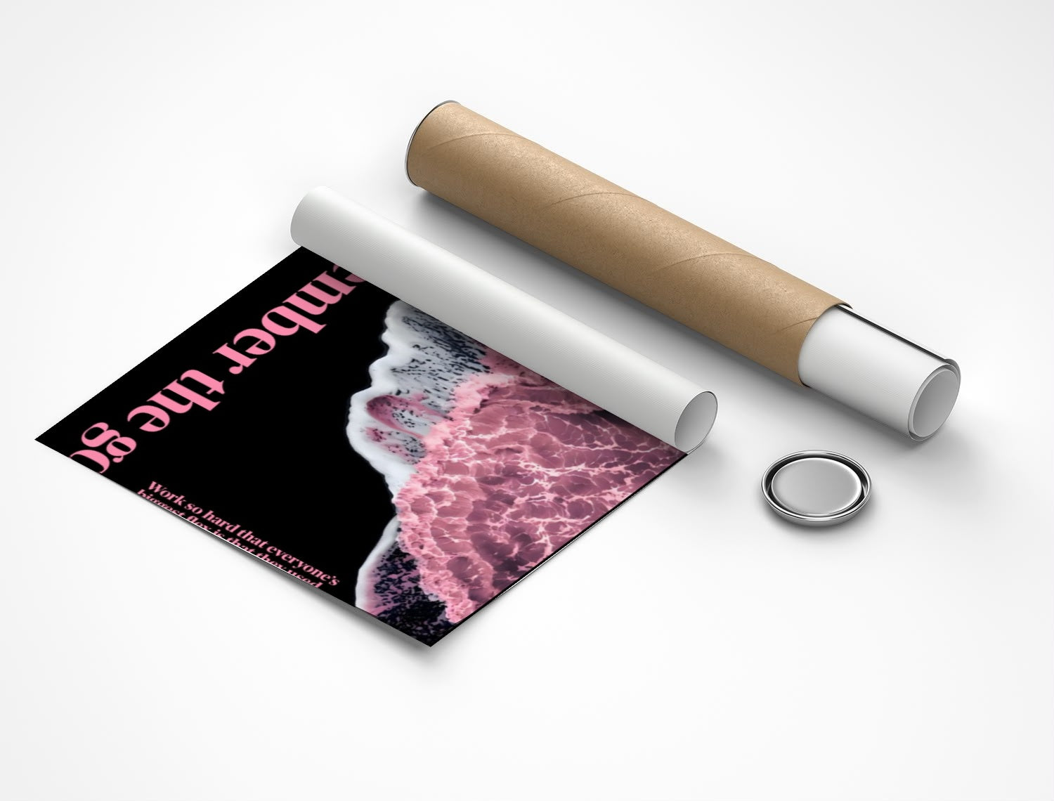 Rolled poster