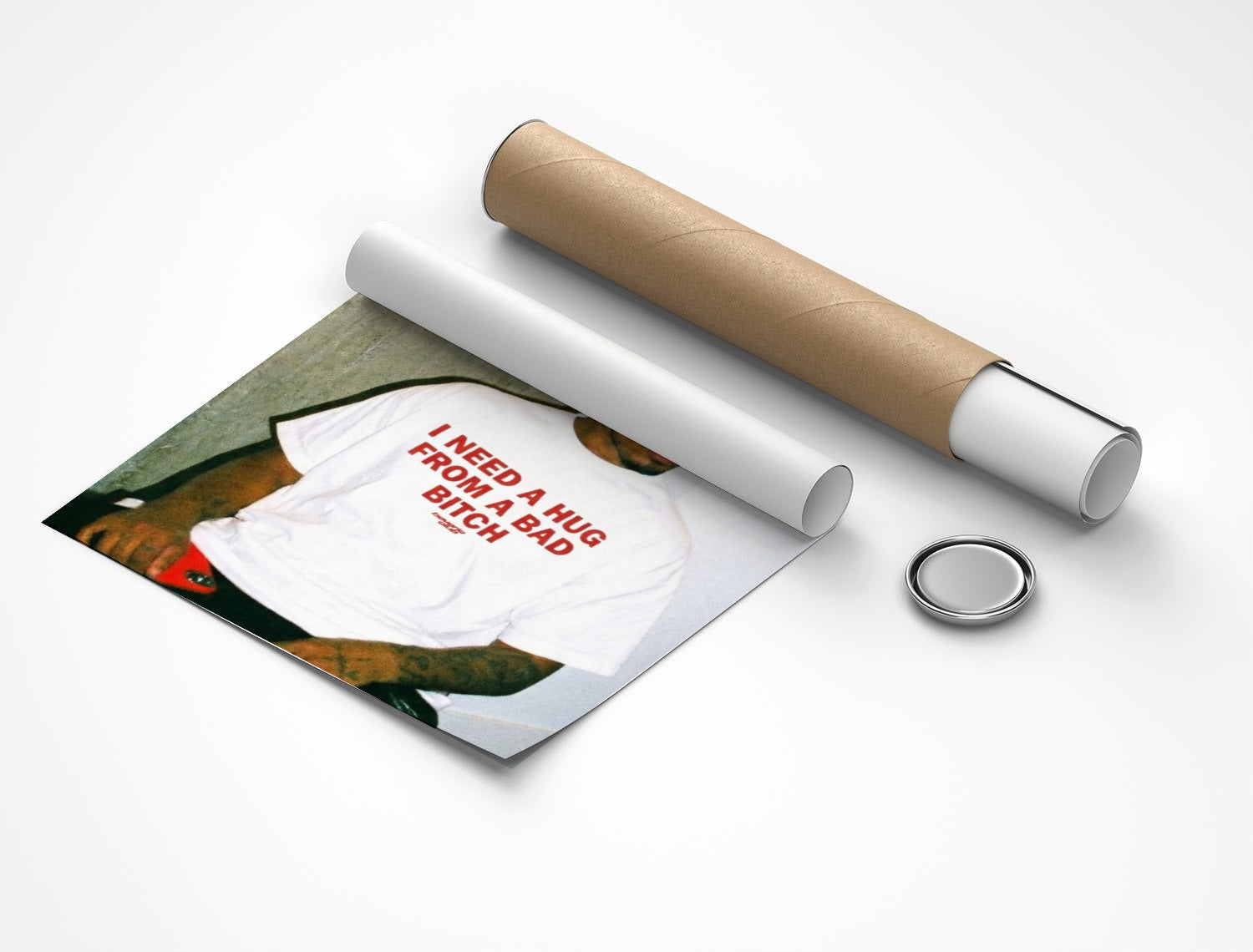 Rolled poster
