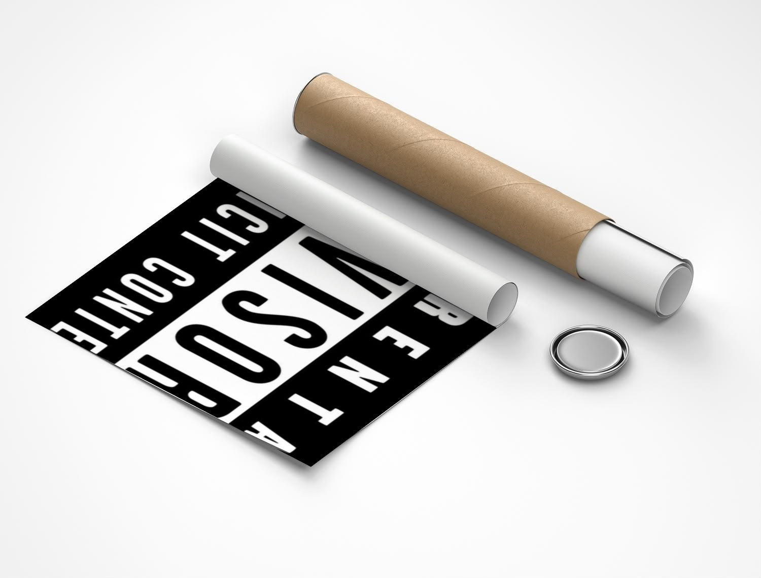 Rolled poster