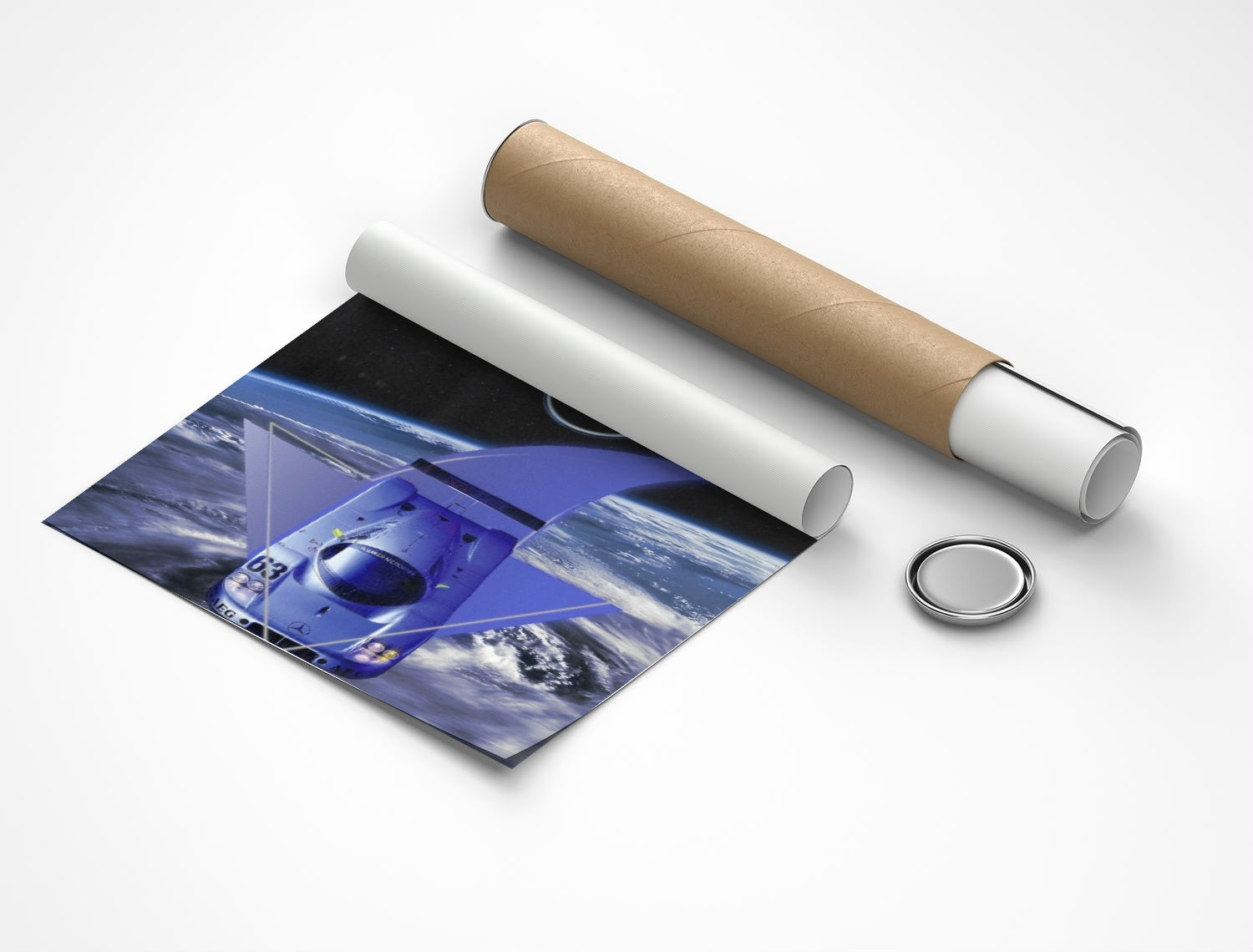 Rolled poster