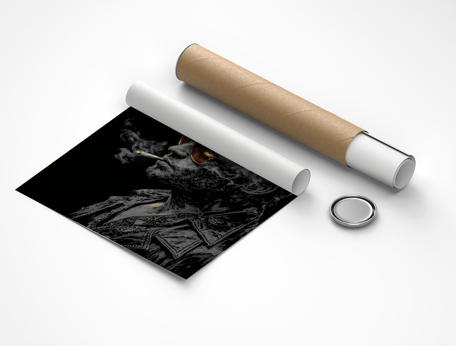Rolled poster