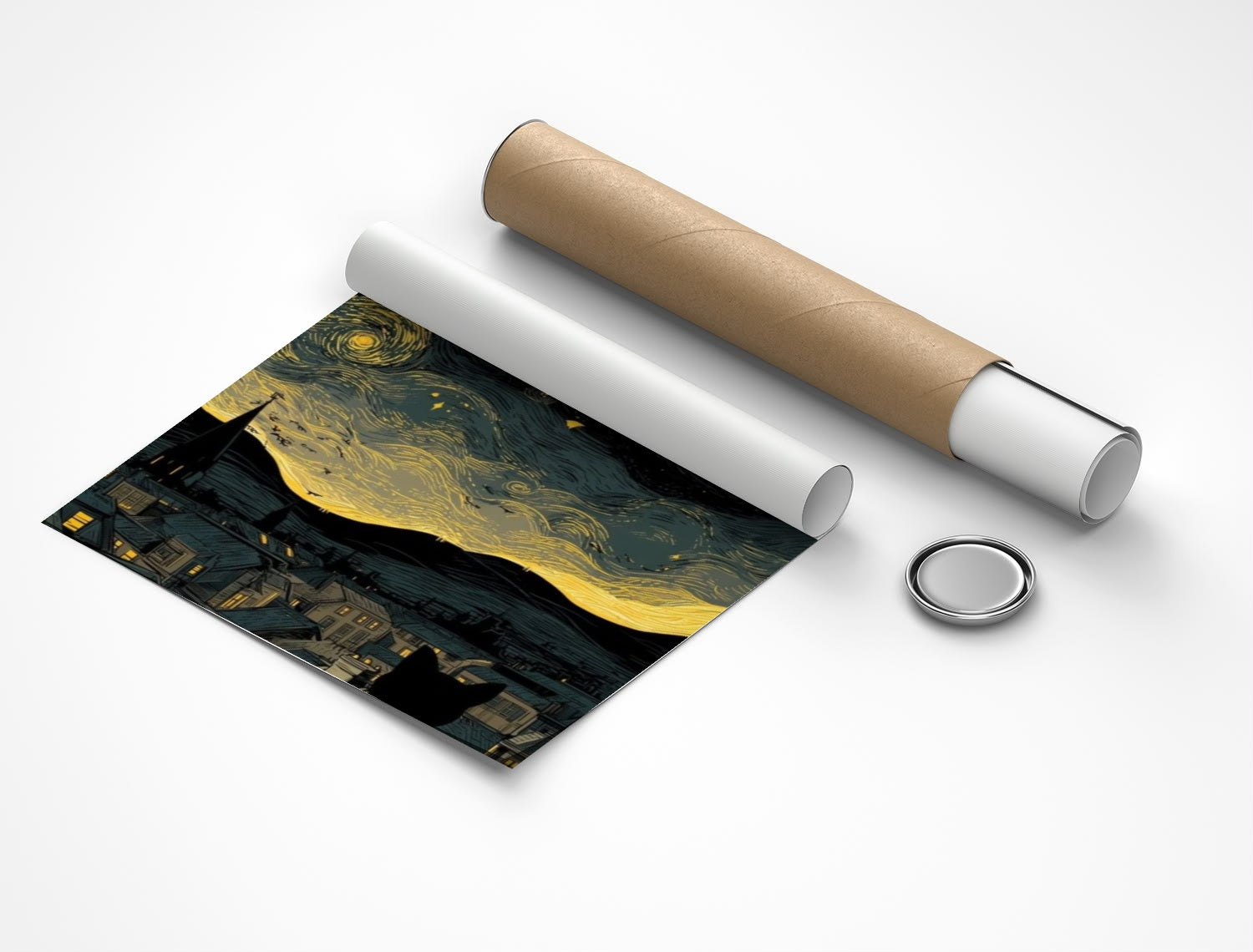 Rolled poster