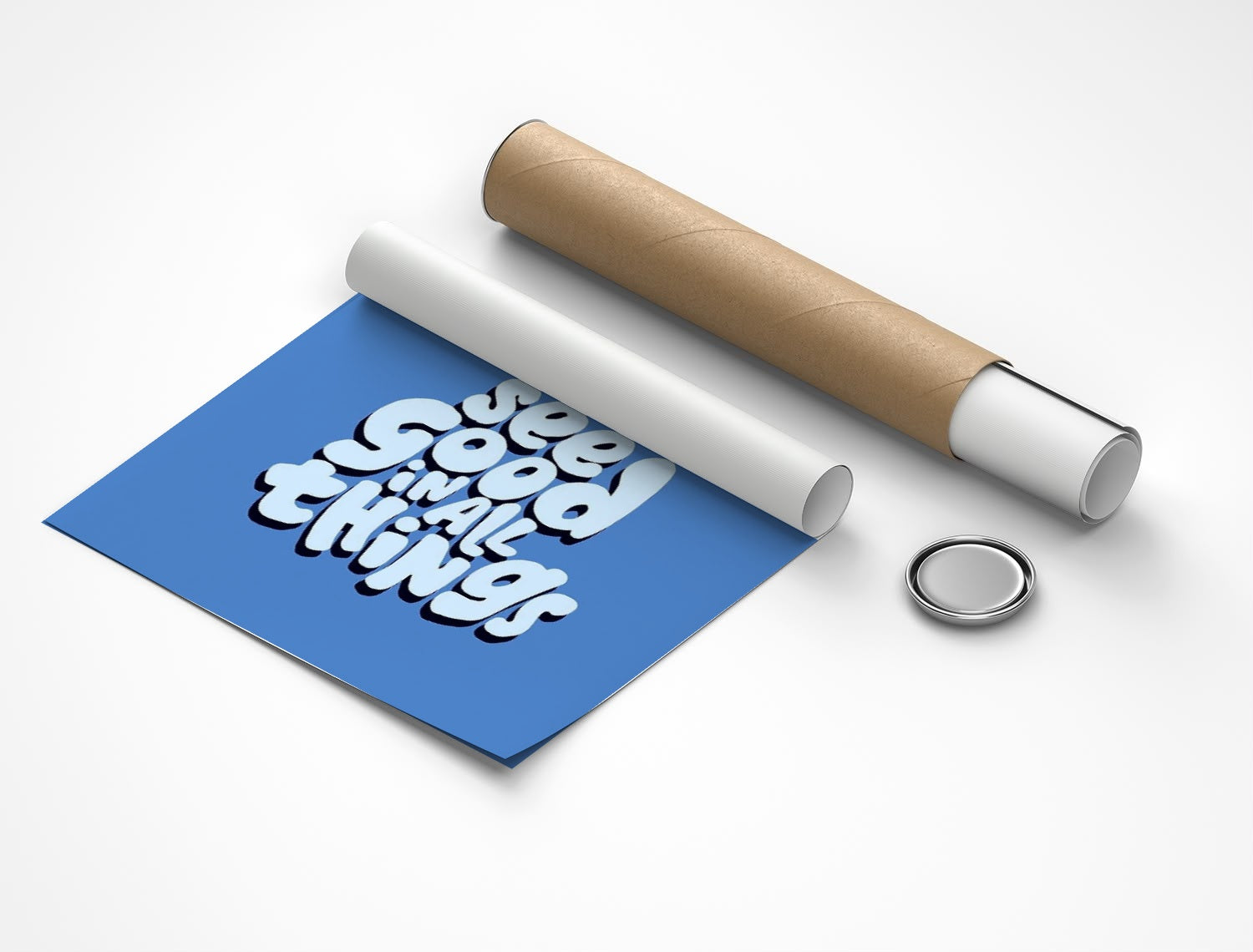 Rolled poster