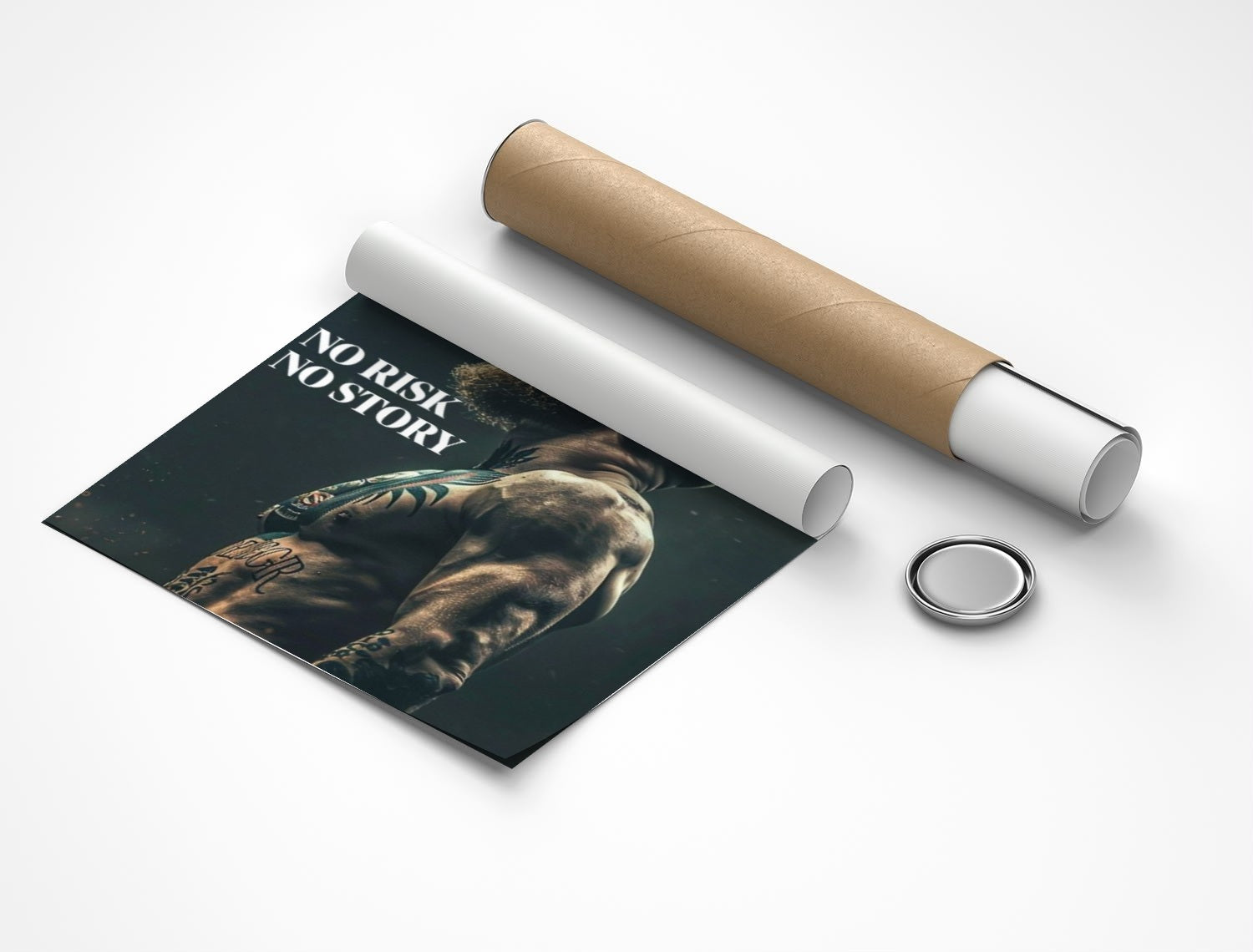 Rolled poster