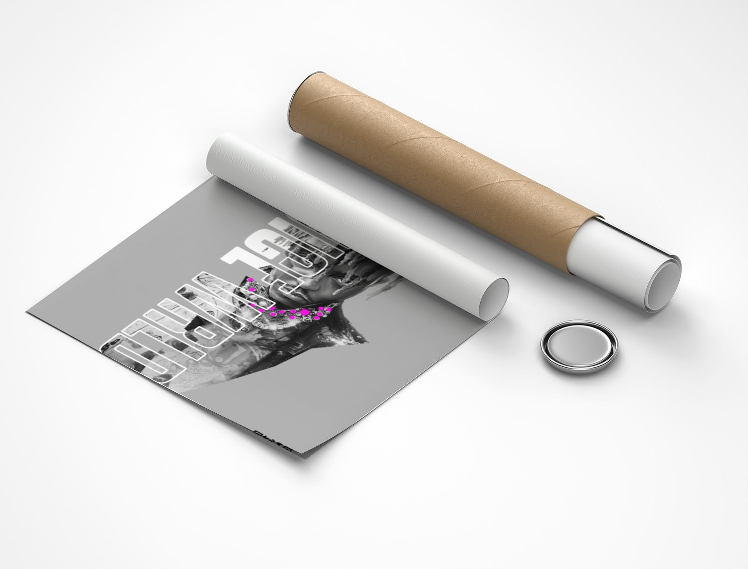 Rolled poster