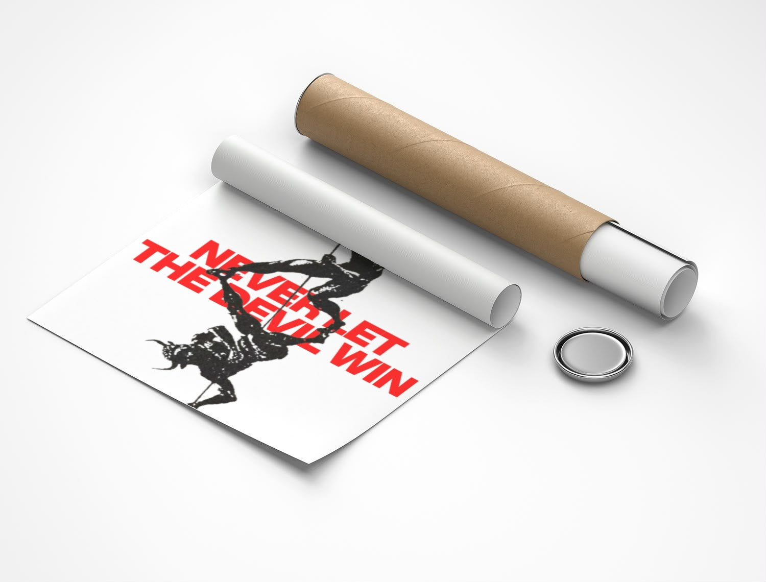 Rolled poster