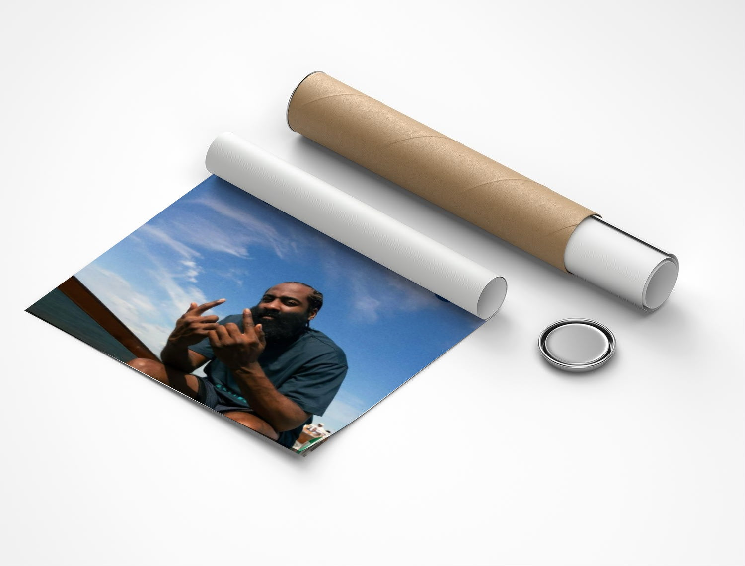 Rolled poster