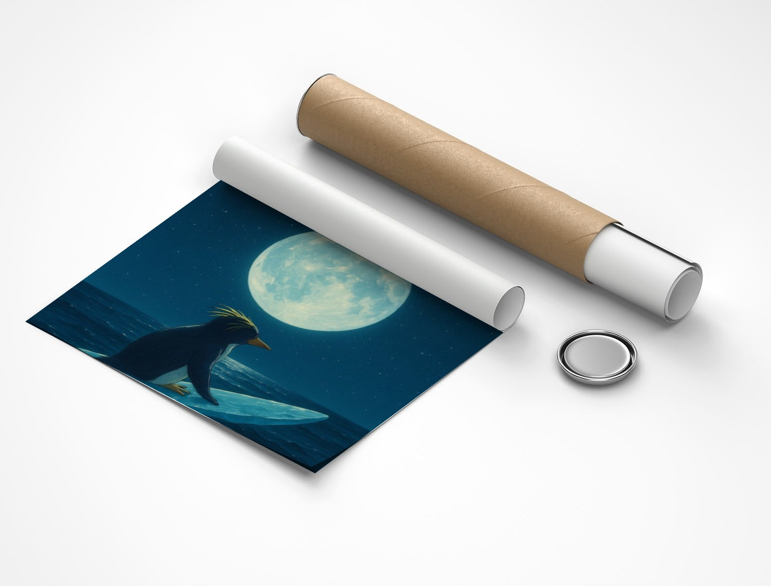 Rolled poster