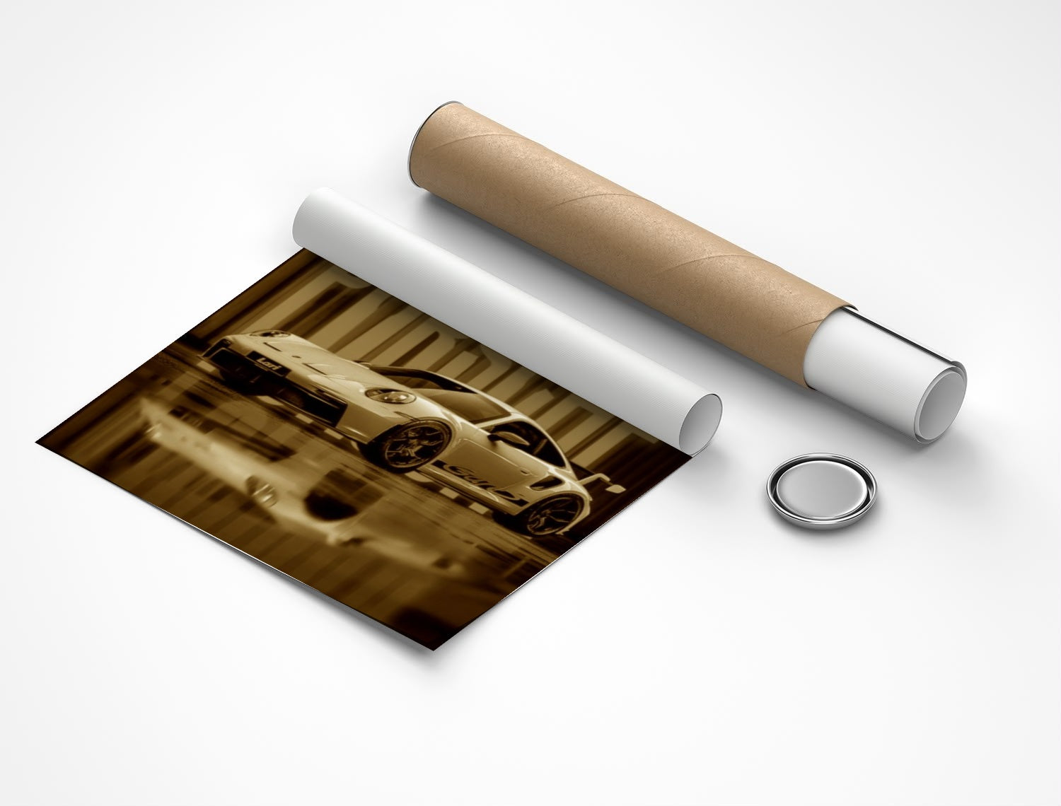 Rolled poster